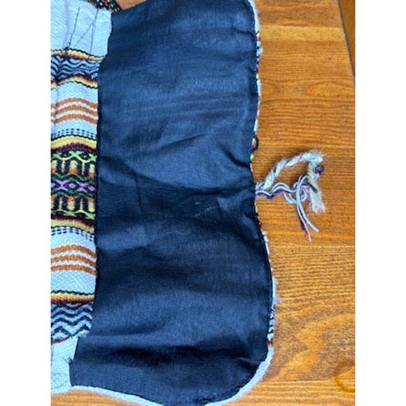 Handmade Hualhuas Shoulder Bag Alpaca Button Boho Shoulder Bag Tote 11.5 x 14" - Picture 5 of 12